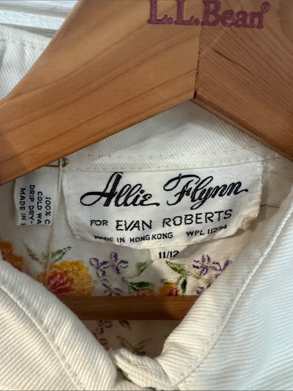 Vintage western white denim Embroidered set - Picture 2 of 12